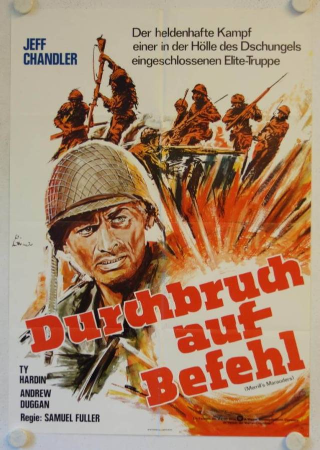 Merrills Marauders re-release german movie poster